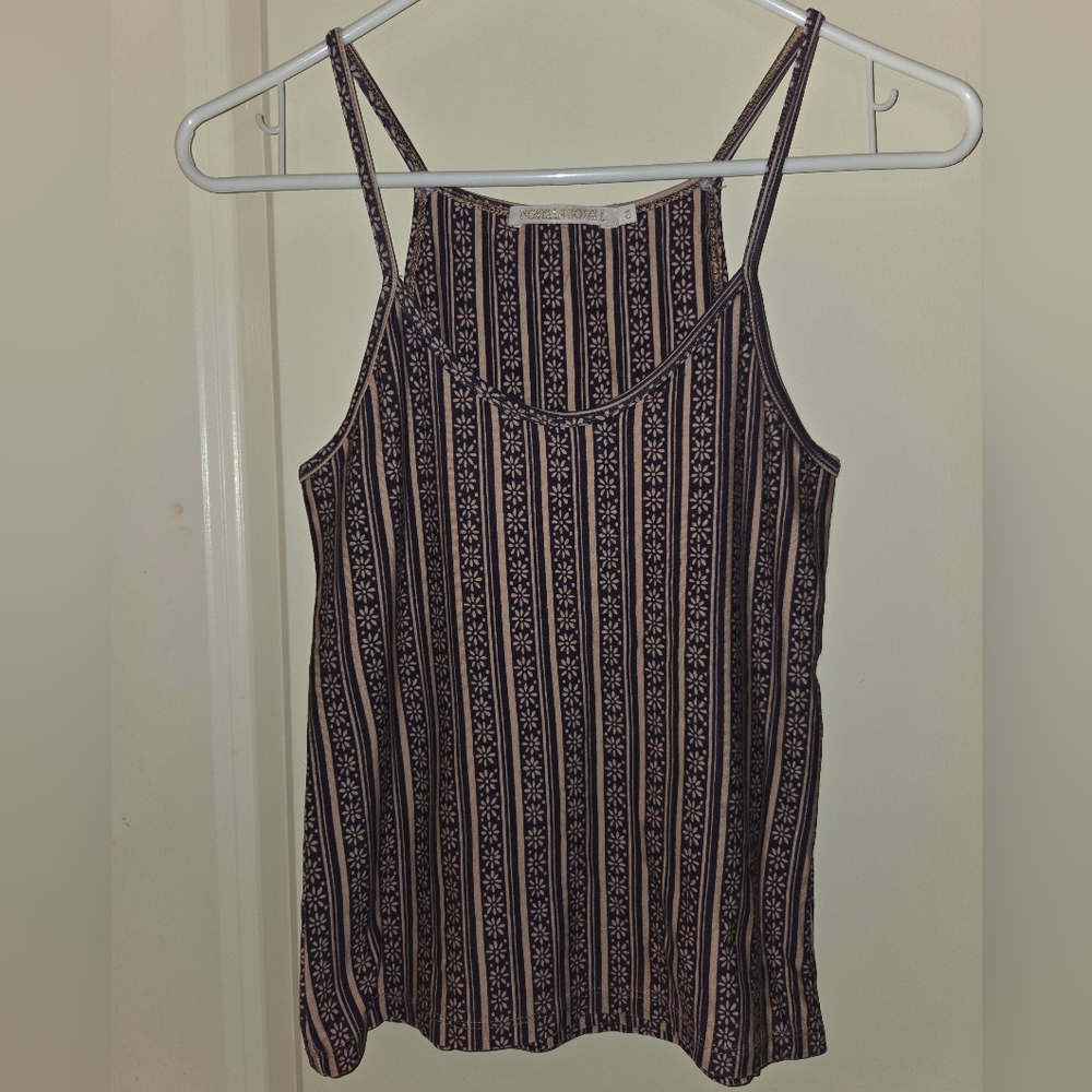 Novella Royale Alice Tank Top Striped Sleeveless - Navy & Beige